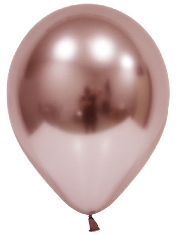 Benim Marifetlerim Rose Gold Parlak Krom Balon 12 inch 5 Adet ürün görseli 1
