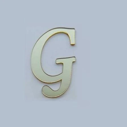 Benim Marifetlerim G Harfi Altın Aynalı Pleksi 3 cm ürün görseli 1