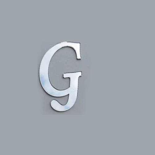 Benim Marifetlerim G Harfi Gümüş Aynalı Pleksi 3 cm ürün görseli 1