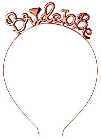Benim Marifetlerim Bride To Be Rose Gold Metal Taç ürün görseli 1