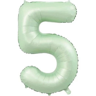Benim Marifetlerim 5 Rakamı Su Yeşili Folyo Balon 40 inch 90 cm ürün görseli 1