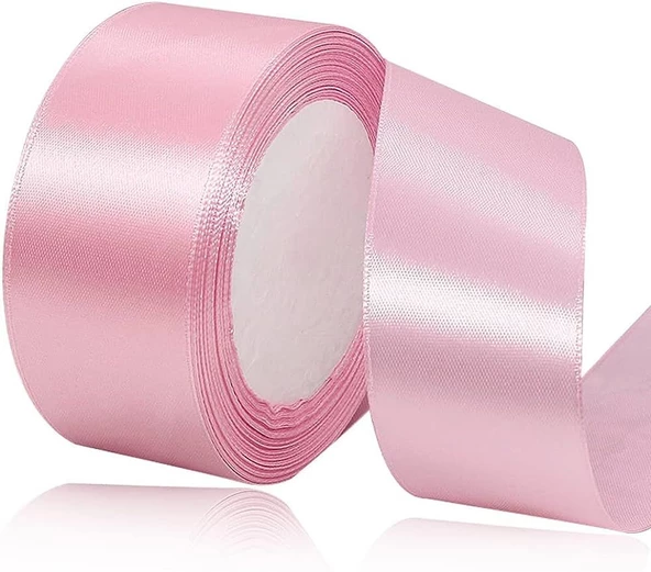 Benim Marifetlerim Pembe Saten Kurdele 3 cm 10 metre ürün görseli 1