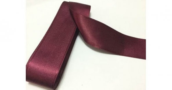 Benim Marifetlerim Bordo Saten Kurdele 4 cm 10 Metre ürün görseli 1