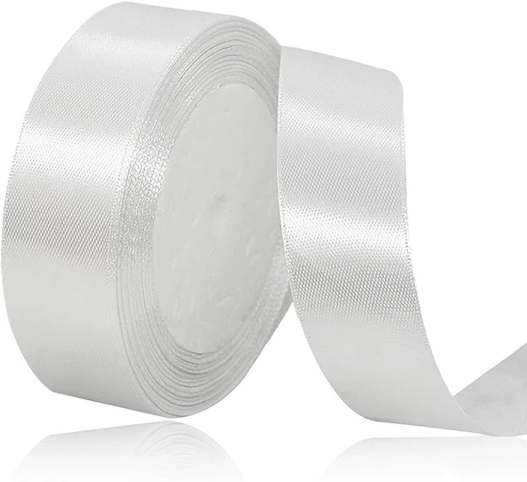 Benim Marifetlerim Beyaz Saten Kurdele 3 cm 10 Metre ürün görseli 1