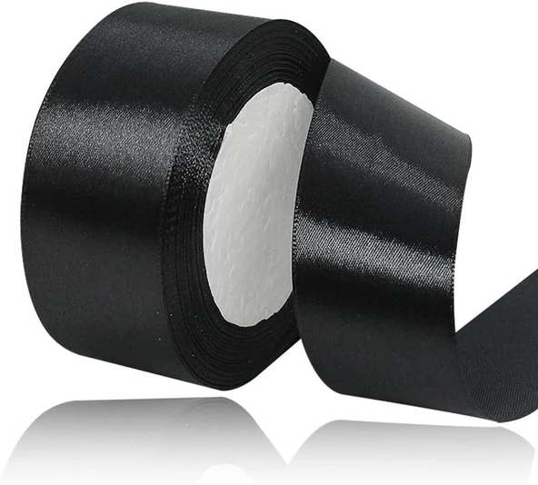 Benim Marifetlerim Siyah Saten Kurdele 3 cm 10 metre ürün görseli 1