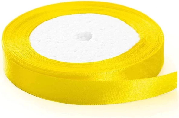 Benim Marifetlerim Sarı Saten Kurdele 2 cm 10 Metre ürün görseli 1