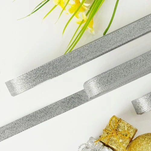 Benim Marifetlerim Simli Gümüş Kurdele 2 cm 10 Metre ürün görseli 1