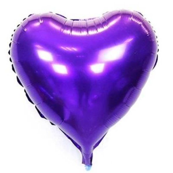 Benim Marifetlerim Mor Kalp Folyo Balon 18 inch ürün görseli 1