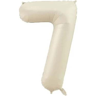 Benim Marifetlerim 7 Rakamı Krem Folyo Balon 34 inch 86 cm ürün görseli 1