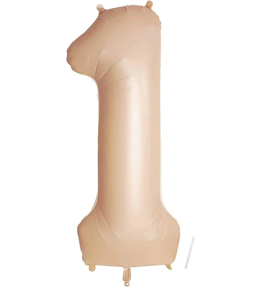 Benim Marifetlerim 1 Rakamı Karamel Folyo Balon 34 inch 86 cm ürün görseli 1