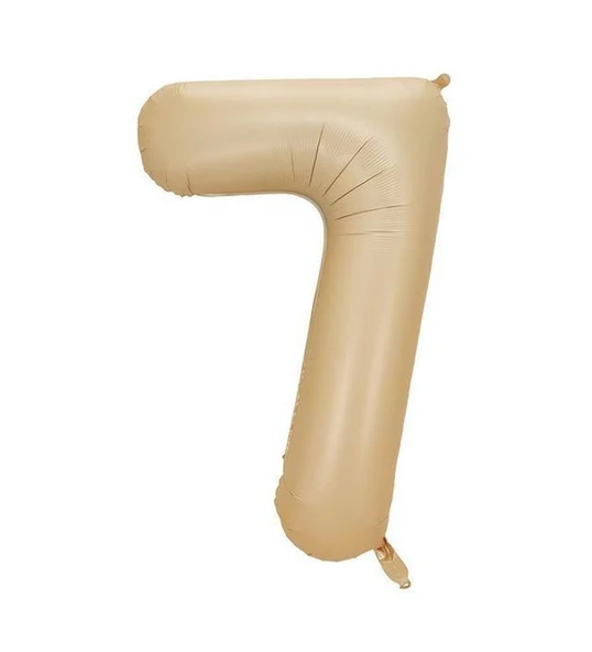 Benim Marifetlerim 7 Rakamı Karamel Folyo 34 inch 86 cm ürün görseli 1
