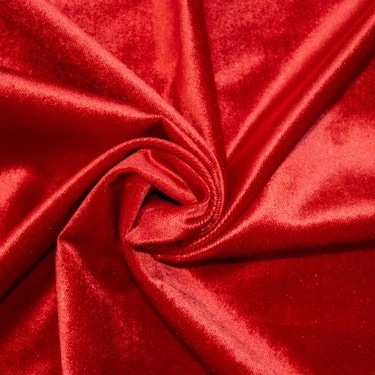 Benim Marifetlerim Kırmızı Kadife Kumaş 100 cm ürün görseli 1
