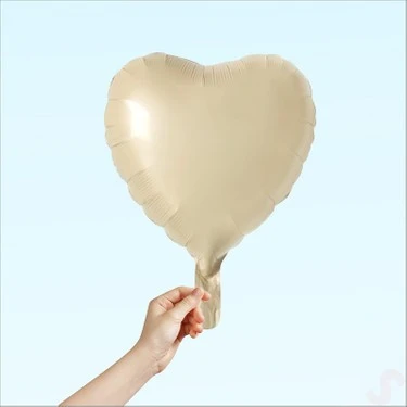 Benim Marifetlerim Karamel Kalp Folyo Balon 18 inch 45 cm ürün görseli 1