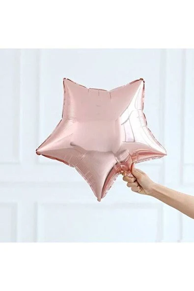 Benim Marifetlerim Rose Gold Yıldız Folyo Balon 18 inch 45 cm ürün görseli 1