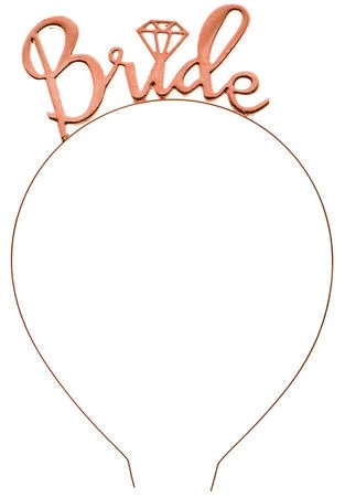 Benim Marifetlerim Pırlantalı Bride rose Gold Metal taç ürün görseli 1