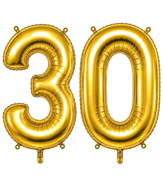 Benim Marifetlerim 30 Rakamı Altın Folyo Balon 16 inch 40 cm ürün görseli 1