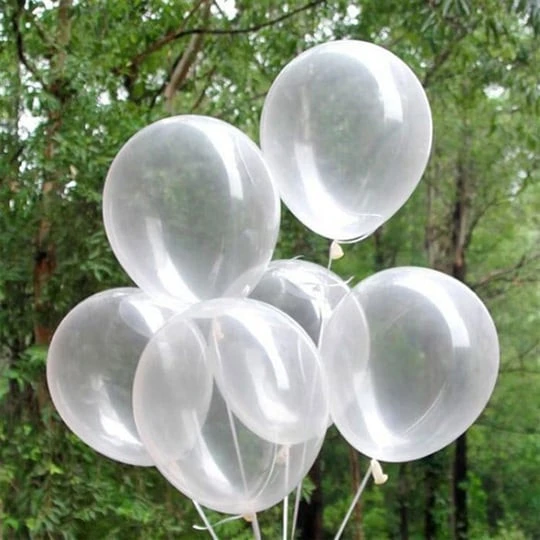 Benim Marifetlerim Düz Şeffaf Balon 12 inch 5 Adet ürün görseli 1