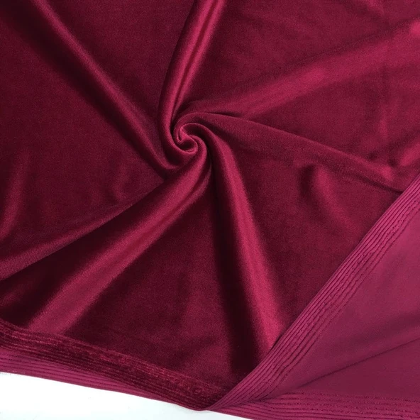 Benim Marifetlerim Bordo Kadife Kumaş 100x100 ürün görseli 1