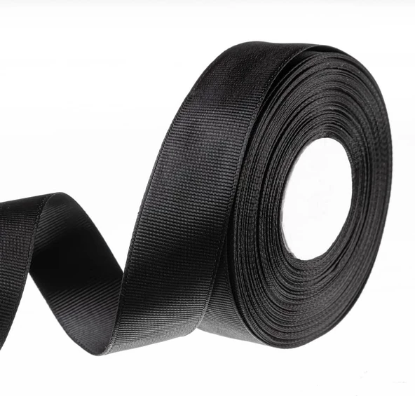 Benim Marifetlerim Siyah Grogren Kurdele 4 cm 10 Metre ürün görseli 1