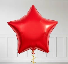Benim Marifetlerim Kırmızı Yıldız Folyo Balon 18 inch 45 cm ürün görseli 1