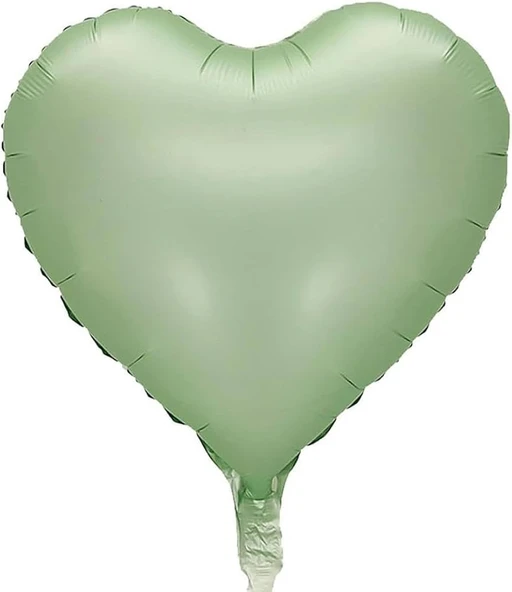 Benim Marifetlerim Su Yeşili Kalp Folyo Balon 18 inch 45 cm ürün görseli 1