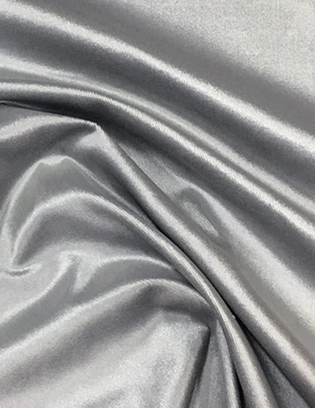 Benim Marifetlerim Gümüş Kadife Kumaş 1 Metre ürün görseli 1
