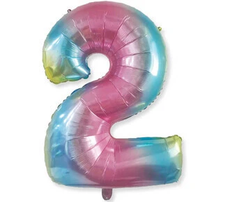 Benim Marifetlerim 2 Rakamı Rengarenk Folyo Balon 16 inch 40 cm ürün görseli 1