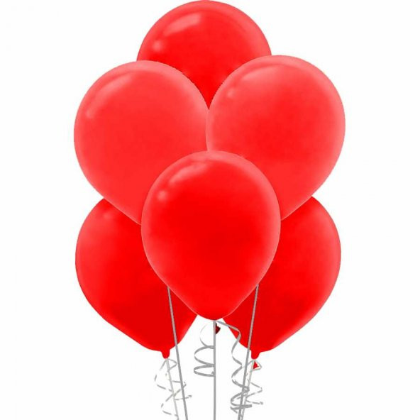 Benim Marifetlerim Metalik Kırmızı Balon 12 İnch 25 Adet ürün görseli 1