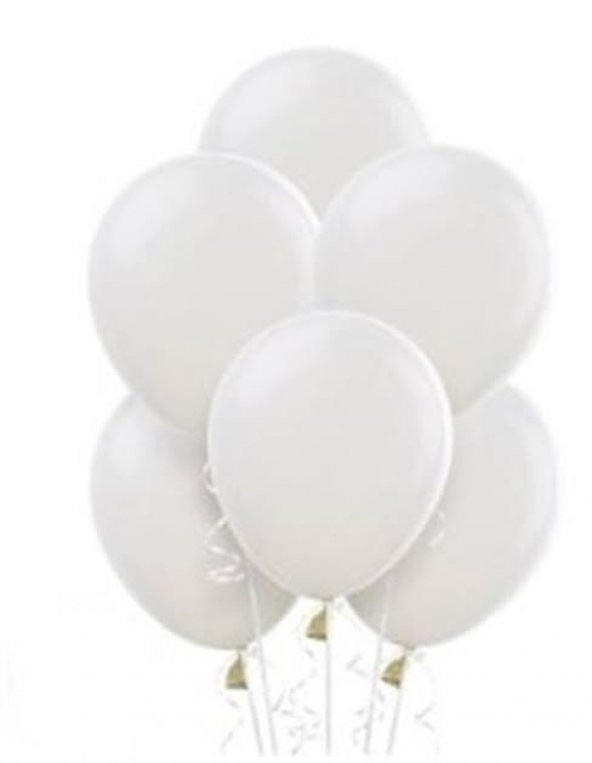Benim Marifetlerim Metalik Beyaz Balon 12 İnch 20 Adet ürün görseli 1