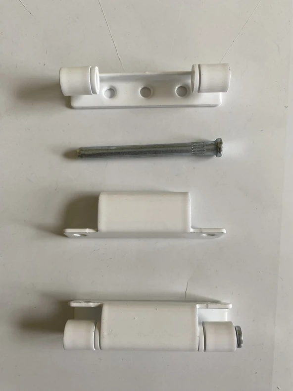 74 MM SAC MENTEŞE BEYAZ 2 ADET ürün görseli 1