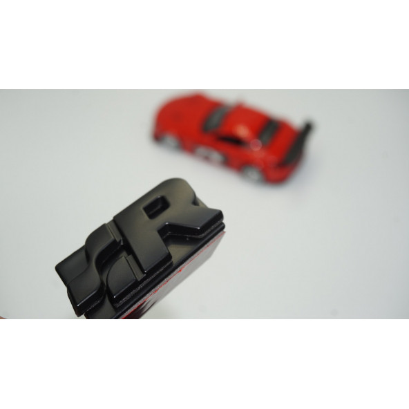 DK Volkswagen R SR R32 R36 GTi Racing Ön Panjur Siyah Logo ürün görseli 1