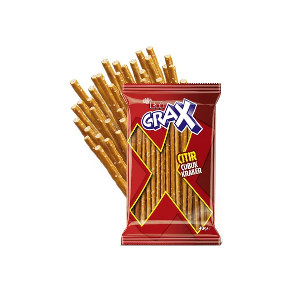 Eti Crax Sade Çubuk Kraker 40gr 34 Adet - Resim 3