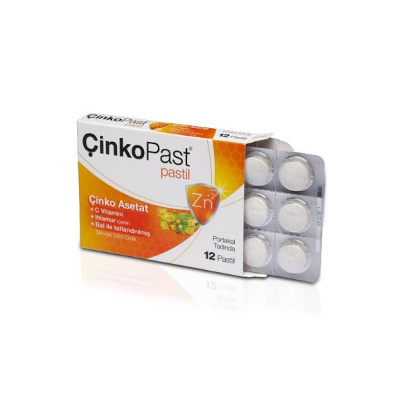Çinkopast Portakal Ihlamur Bal 12 Pastil ürün görseli 1