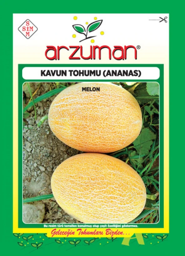 Organik Kavun Tohumu Ananas Tipi (10 Gr) ürün görseli 1