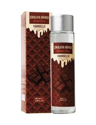 180 ML 80° Cam Dökme Kapak Çikolata Kolonya ürün görseli 1