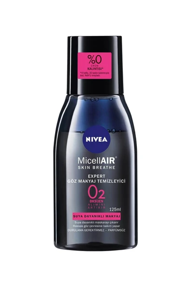 NIVEA GÖZ MAKYAJ TEMİZLEYİCİ 125ML-ÇİFT FAZLI SİYAH ürün görseli 1