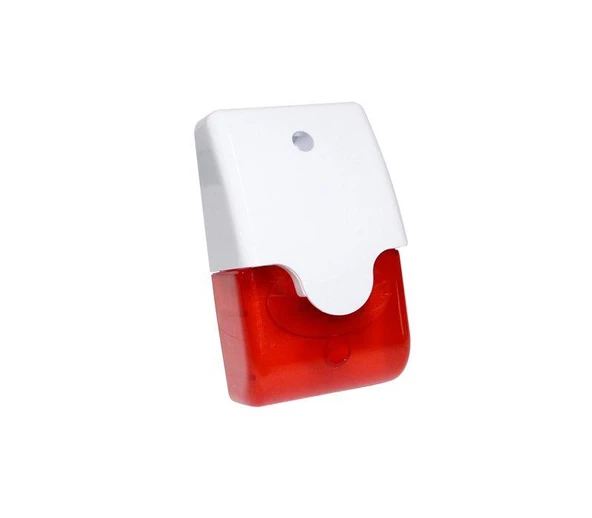 Electrosec IS-02 Dahili Flaşörlü Siren 12v Dc Işıklı 90dB Ses (İç Ortam) ürün görseli 1