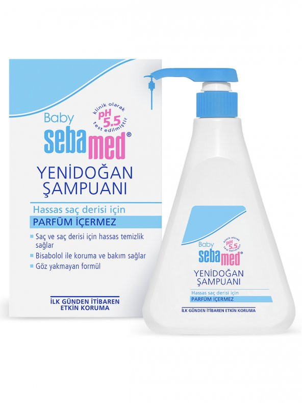 Sebamed Bebek Şampuanı Yenidoğan 500x4 2000 ML ürün görseli 1