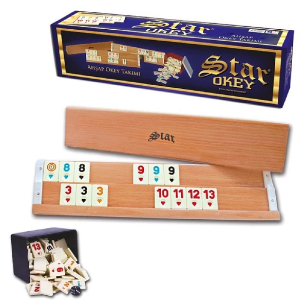 Star Ağaç Okey Takımı ürün görseli 1