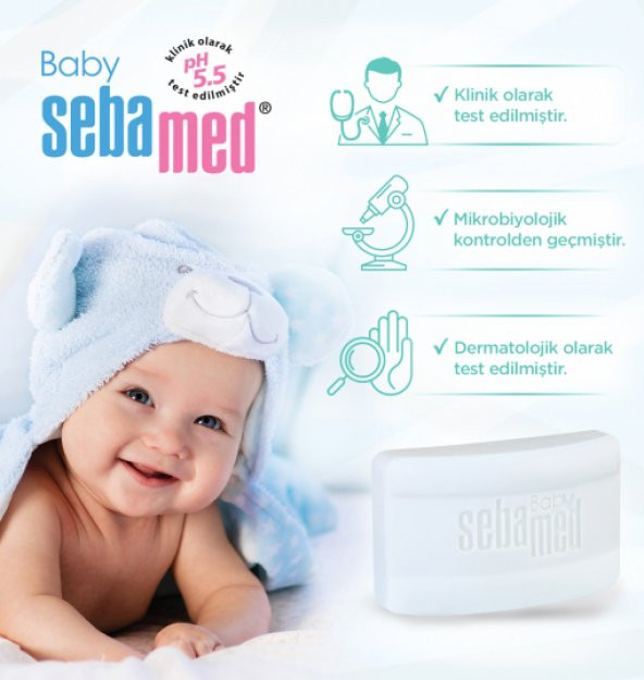 Sebamed Bebe Kompact Sabun 100 gr - Resim 3