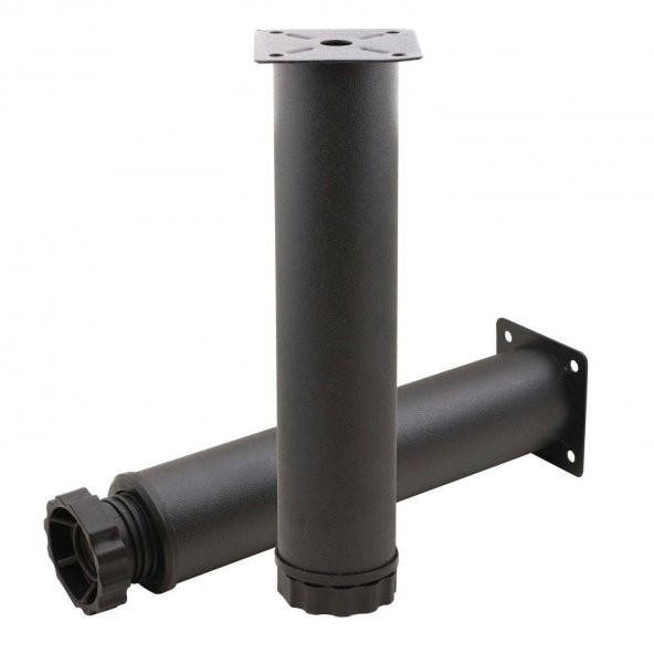 Mobilya Kanepe Baza Koltuk Metal Destek Ayağı Ayarlanabilir Siyah Ayak 20 cm ürün görseli 1