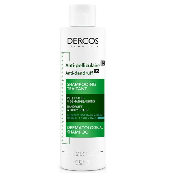 Dercos Anti Dandruff Kepek Karşıtı Şampuan 200 ml - Normal ve Yağlı Saçlar ürün görseli 1