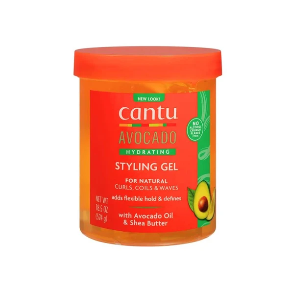 Cantu Kıvırcık ve Dalgalı Saçlar Avokado Şekillendirici Saç Jeli Jöle 524 gr ürün görseli 1