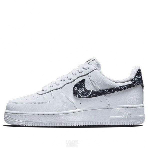 Nike Air Force 1 Low Paisley White Black DH4406-101 Sneaker Spor Ayakkabı ürün görseli 1