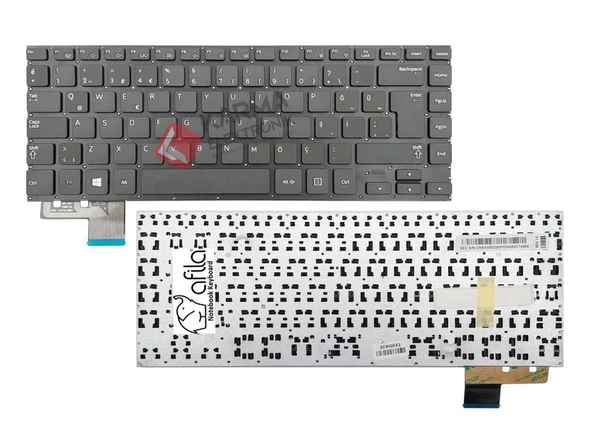Samsung CNBA5903259ABYNF Notebook Klavyesi - Siyah - TR - Resim 3
