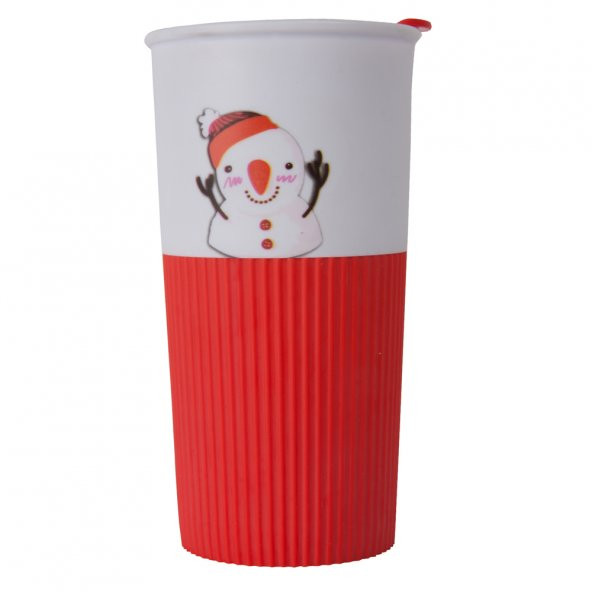 Biggdesign Kardan Adam 450 Ml Plastik Mug - Resim 6