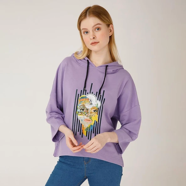 Biggdesign Nature Doğa Kadın Sweatshirt - Resim 5