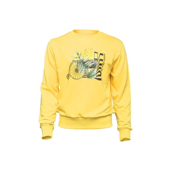 Biggdesign Nature Boğazda Bisiklet Erkek Sweatshirt ürün görseli 1