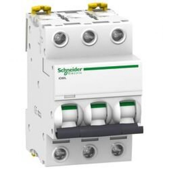 Schneider Electric A9F95363, iC60L - minyatür devre kesici - 3P - 63A - K eğrisi ürün görseli 1