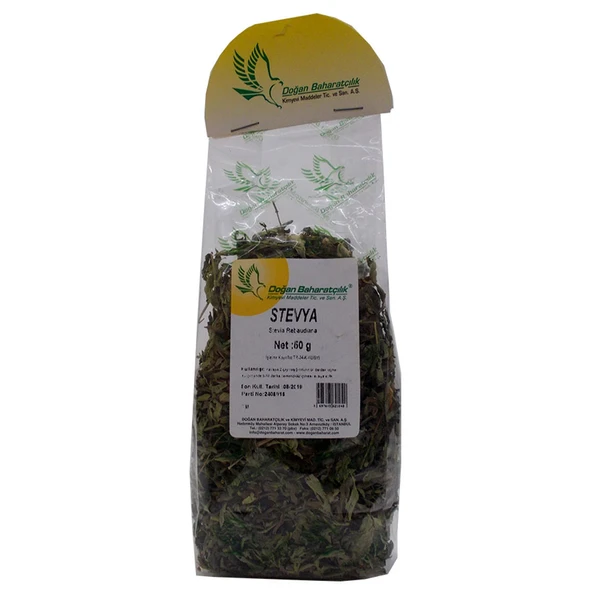 Stevya Otu Yaprağı Doğal Stevia 50 Gr Paket ürün görseli 1